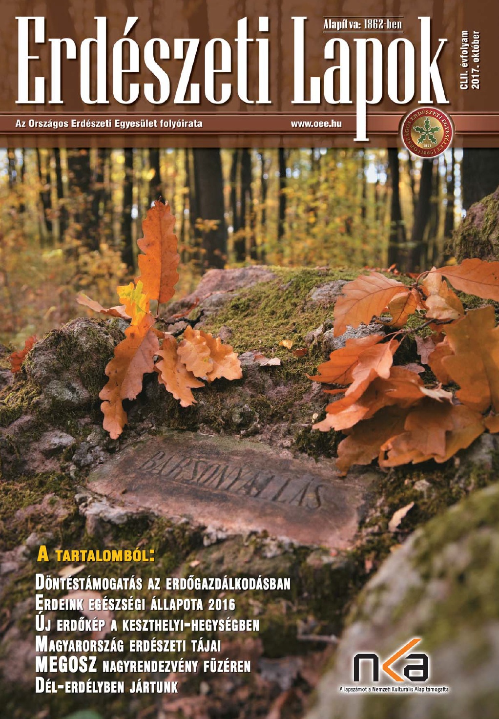 Erdészeti Lapok - 152. évfolyam - 2017. október