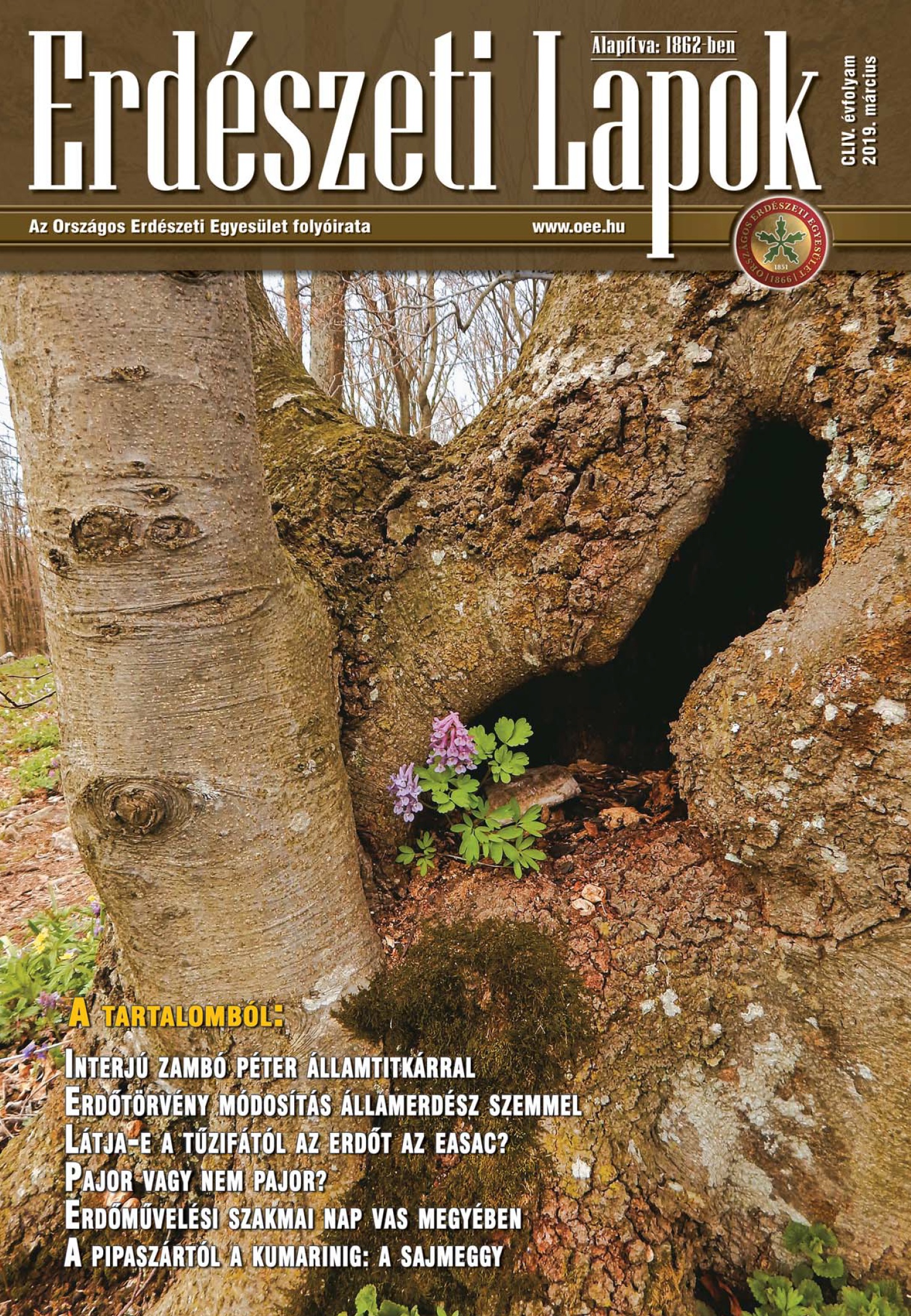 Erdészeti Lapok - 154. évfolyam - 2019. március