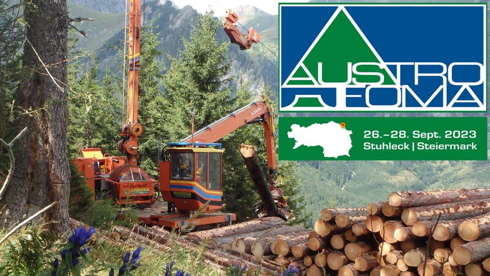 Austrofoma 2023  - erdészeti gépbemutató és szakvásár