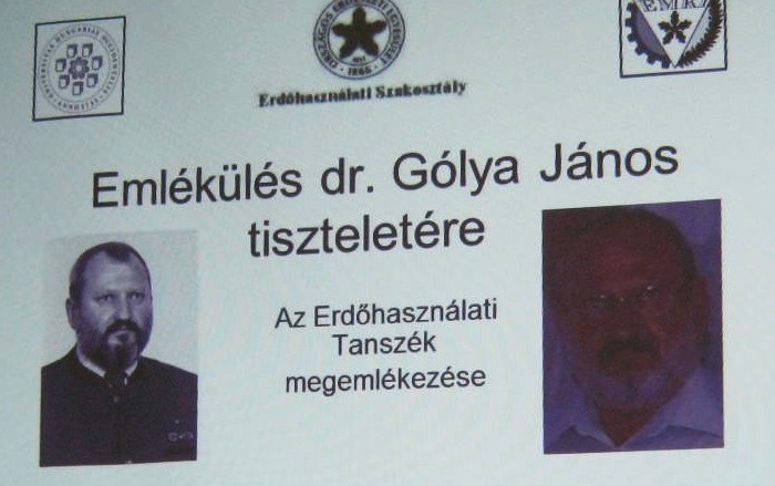 Emlékülést tartottak Dr. Gólya János tiszteletére