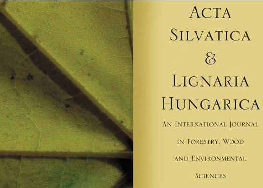 Megjelent az  ACTA SILVATICA ET LIGNARIA HUNGARICA legújabb száma