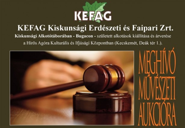 Festménykiállítást és aukciót rendez a KEFAG Zrt