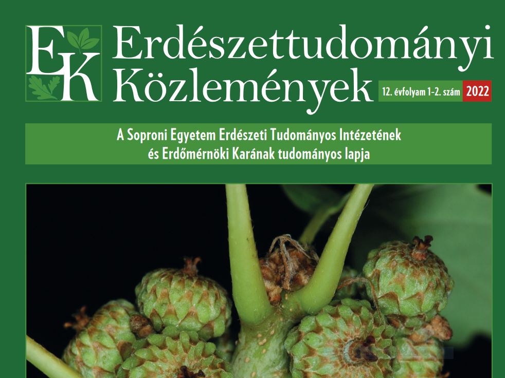 Letölthető az Erdészettudományi Közlemények legújabb kötete