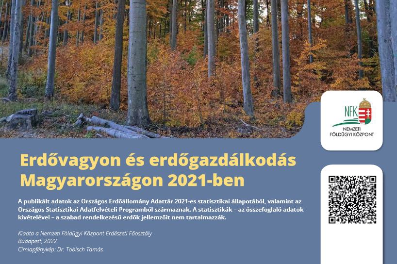 Megjelent az Erdővagyon és erdőgazdálkodás Magyarországon 2021-ben című kiadvány